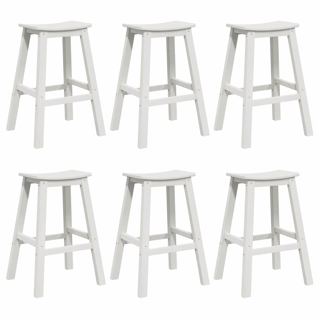 Kerti bár szett 6 pcs Fehér HDPE