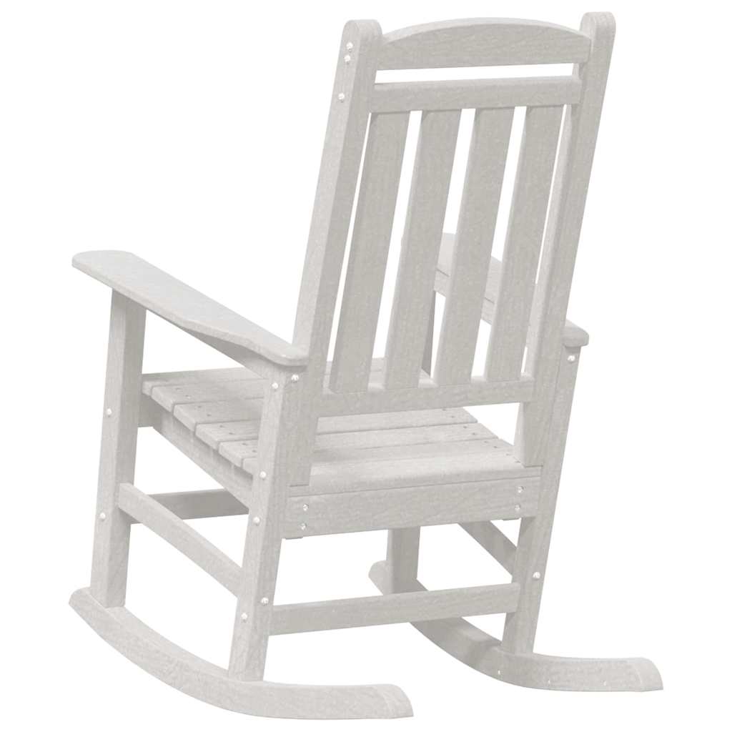 Hintaszék 2 pcs Fehér 92 x 70 x 108 cm Polietilén