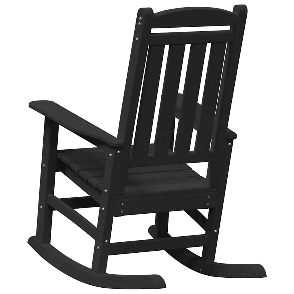 Hintaszék 2 pcs Fekete 92 x 70 x 108 cm Polietilén
