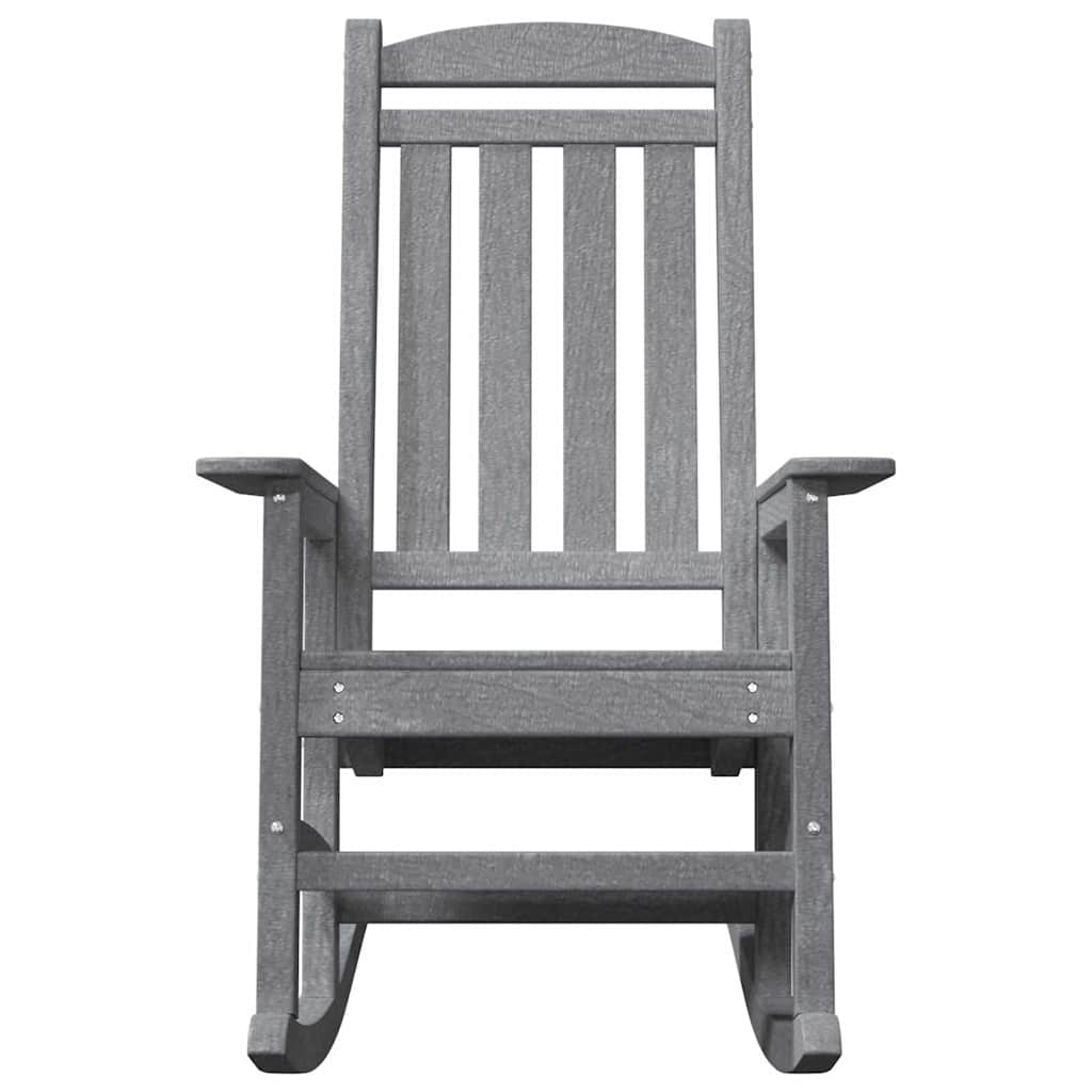 Hintaszék 2 pcs Világosszürke 92 x 70 x 108 cm Polietilén