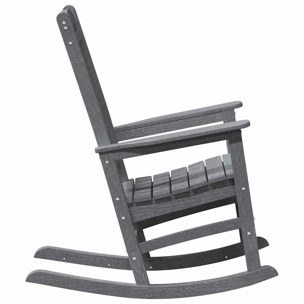 Hintaszék 2 pcs Világosszürke 92 x 70 x 108 cm Polietilén