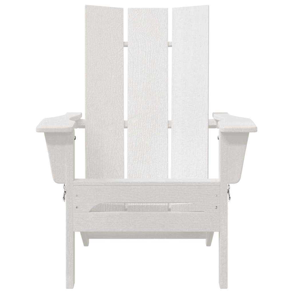 Kerti Szék 2 pcs Fehér 80.5 x 74.5 x 92 cm Polietilén