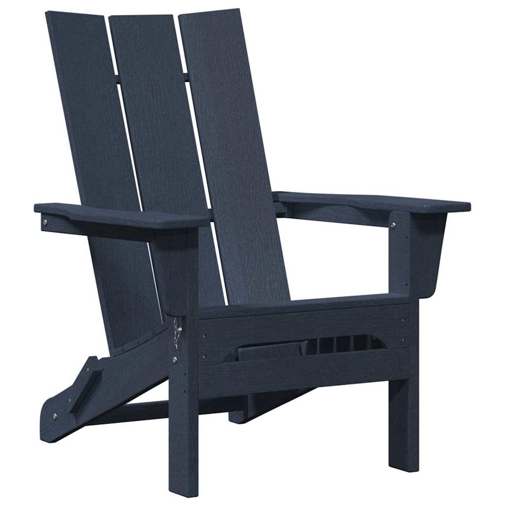 Kerti Szék 2 pcs Tengerészkék 80.5 x 74.5 x 92 cm Polietilén