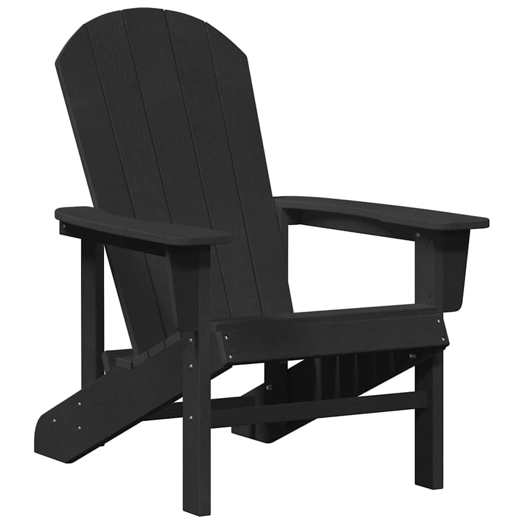 Kerti Szék 2 pcs Fekete 82 x 74 x 92 cm Polietilén