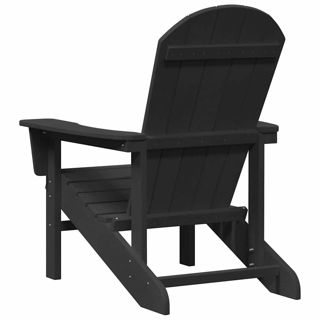Kerti Szék 2 pcs Fekete 82 x 74 x 92 cm Polietilén