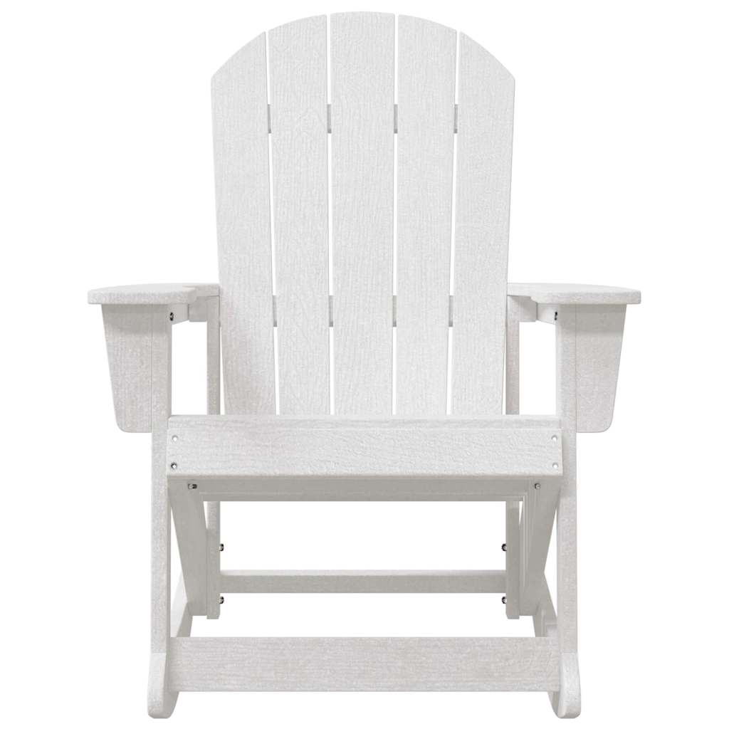 Adirondack hintás székek 2 pcs Fehér HDPE