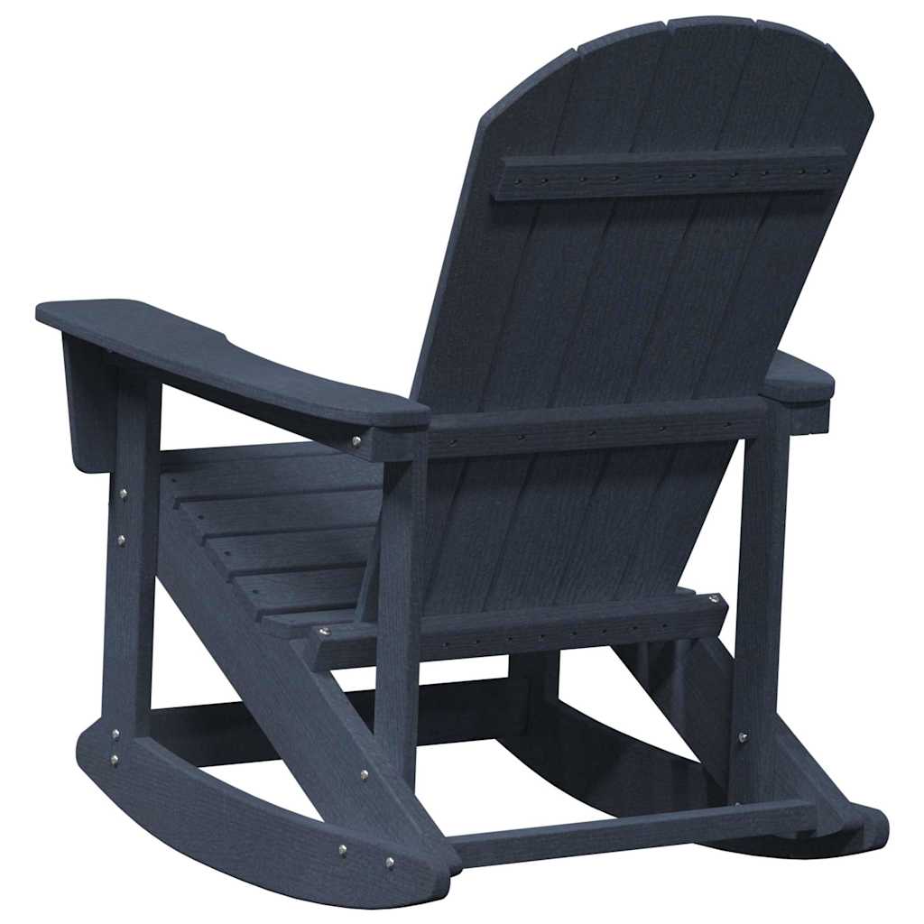 Adirondack hintás székek 2 pcs Sötétkék HDPE