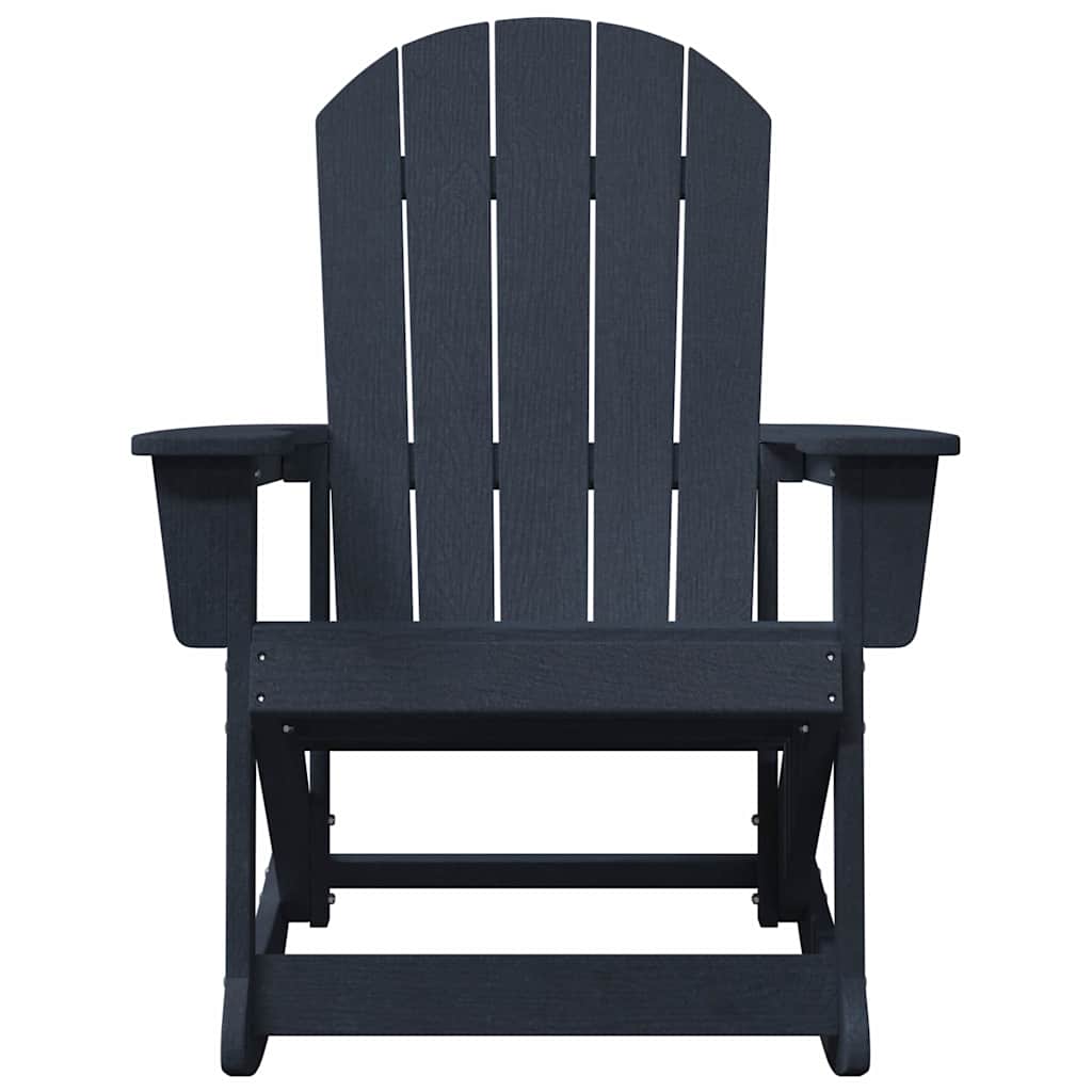 Adirondack hintás székek 2 pcs Sötétkék HDPE
