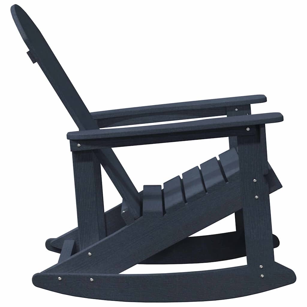 Adirondack hintás székek 2 pcs Sötétkék HDPE