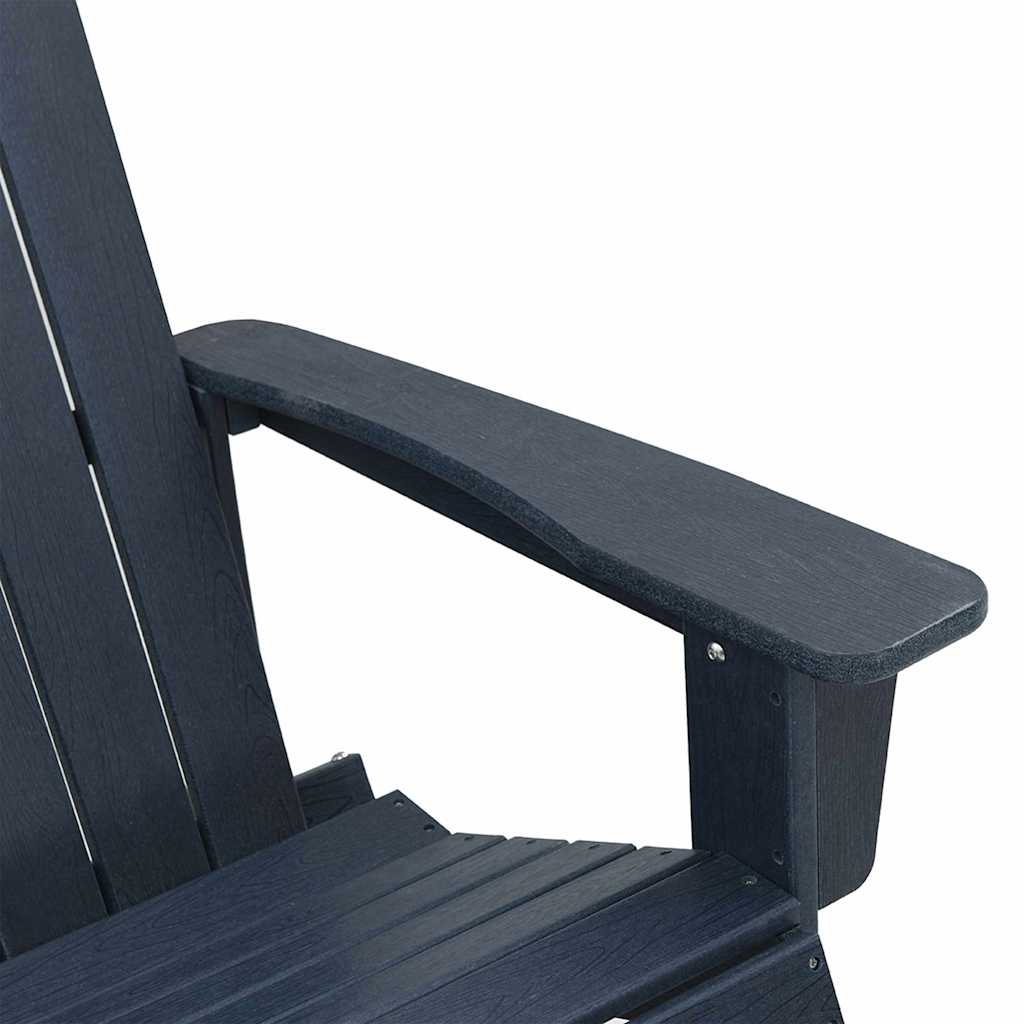 Kerti lounge szett 3 pcs Sötétkék HDPE