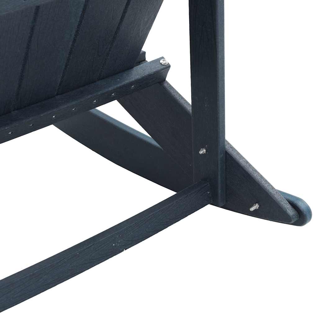 Kerti lounge szett 3 pcs Sötétkék HDPE