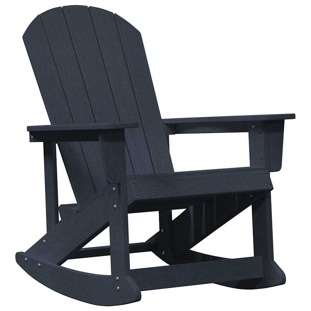Kerti lounge szett 3 pcs Sötétkék HDPE