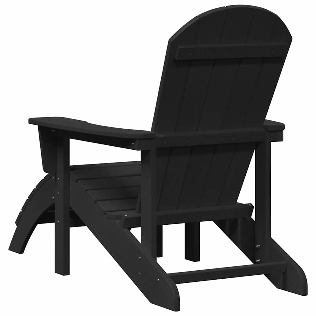 Kerti Szék 2 pcs Fekete 83 x 74 x 92 cm Polietilén