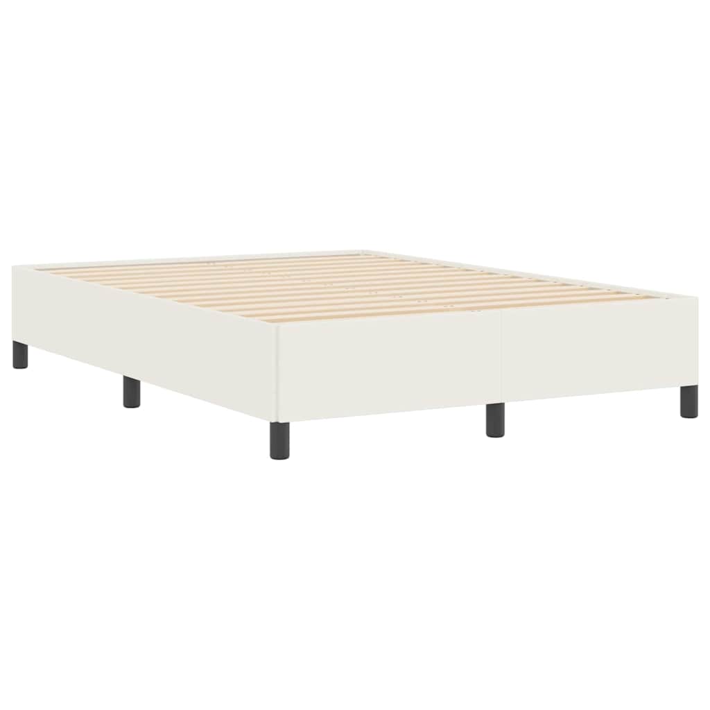 Boxrugós ágy Krémszínű 160 x 200 cm Bársonyos szövet