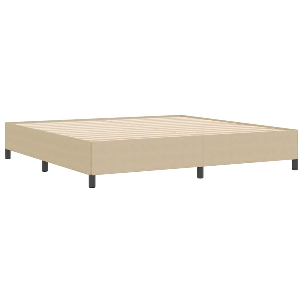 Boxrugós ágy Szürke zöld 200 x 200 cm Bársonyos szövet