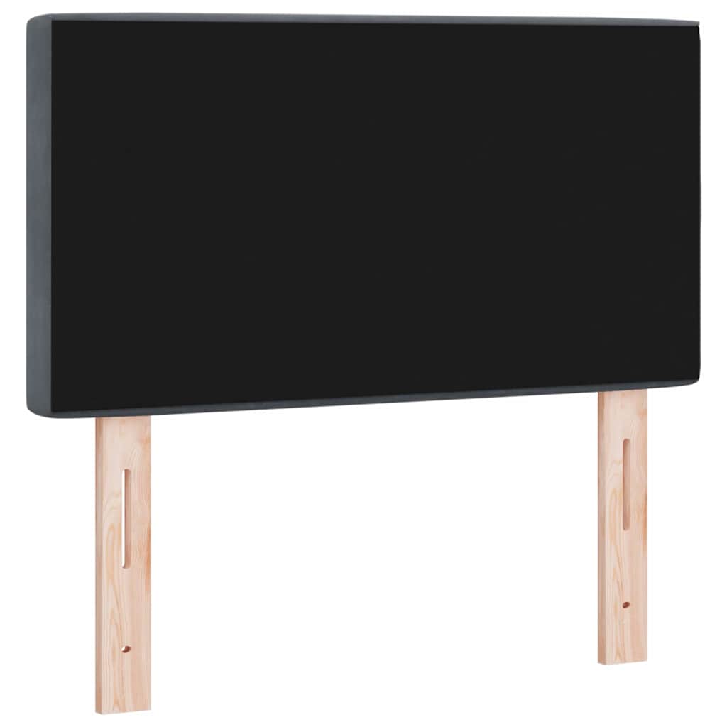 Fejtámla Sötétszürke 80 cm Bársony