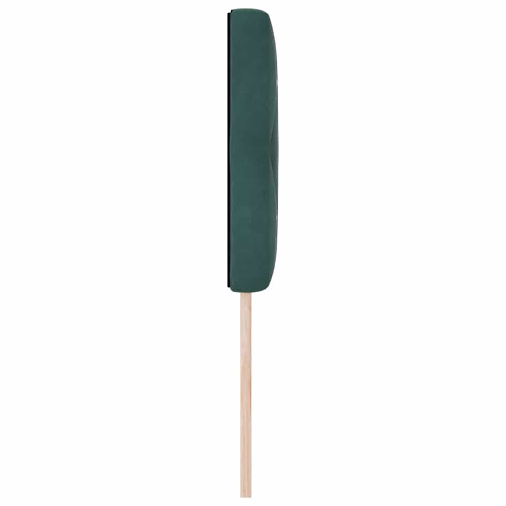Fejtámla Sötétzöld 80 cm Bársony