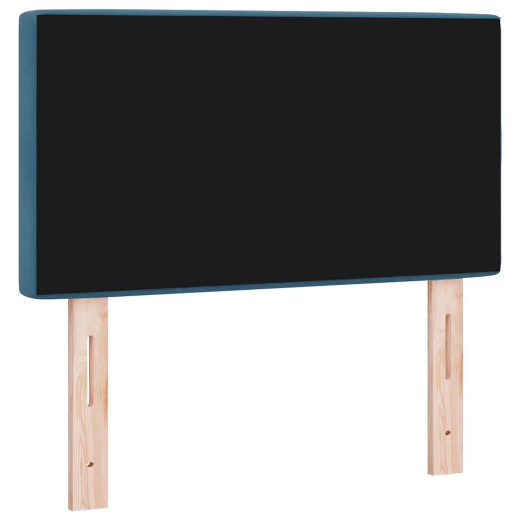 Fejtámla Sötét kék 80 cm Bársony