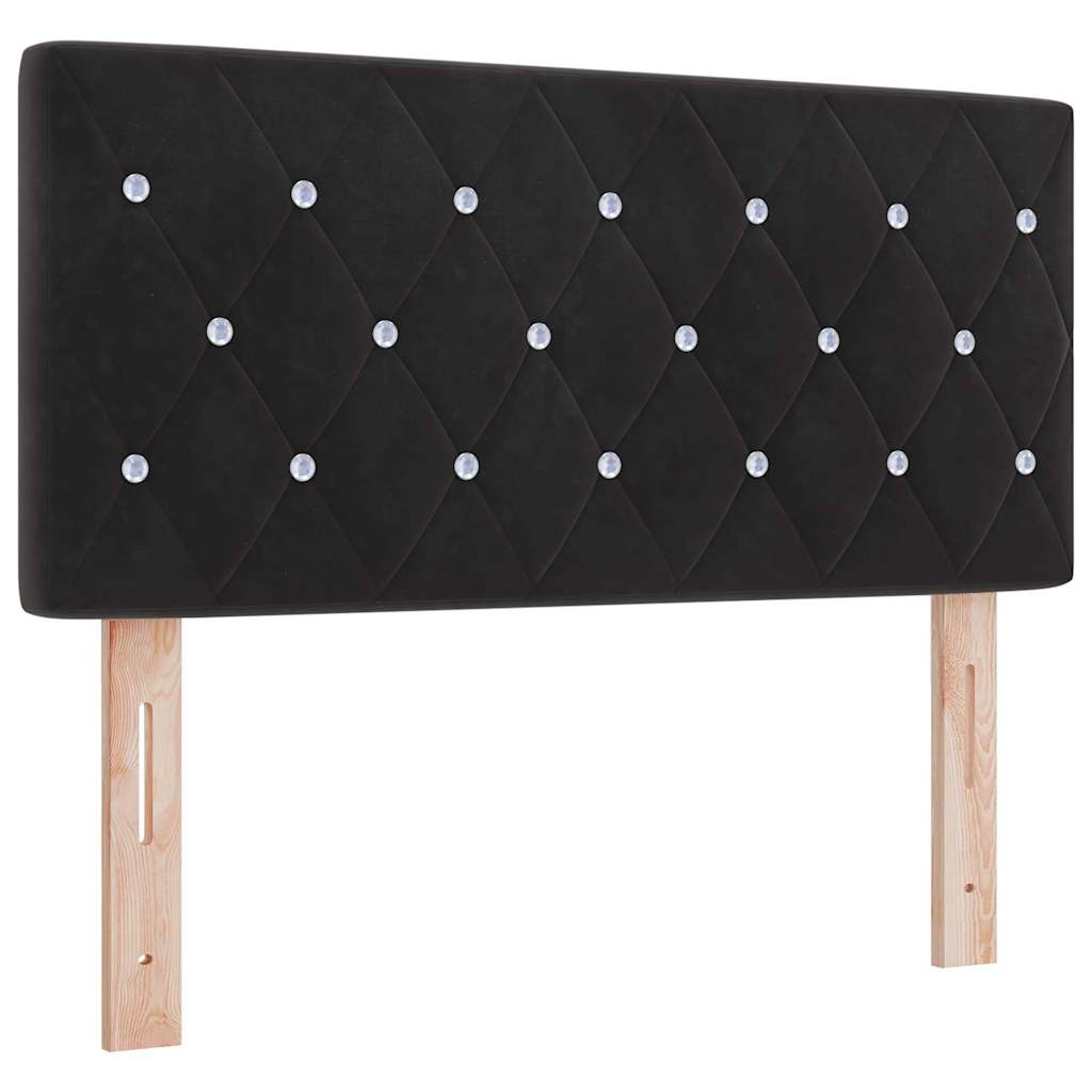 Fejtámla Fekete 90 cm Bársony