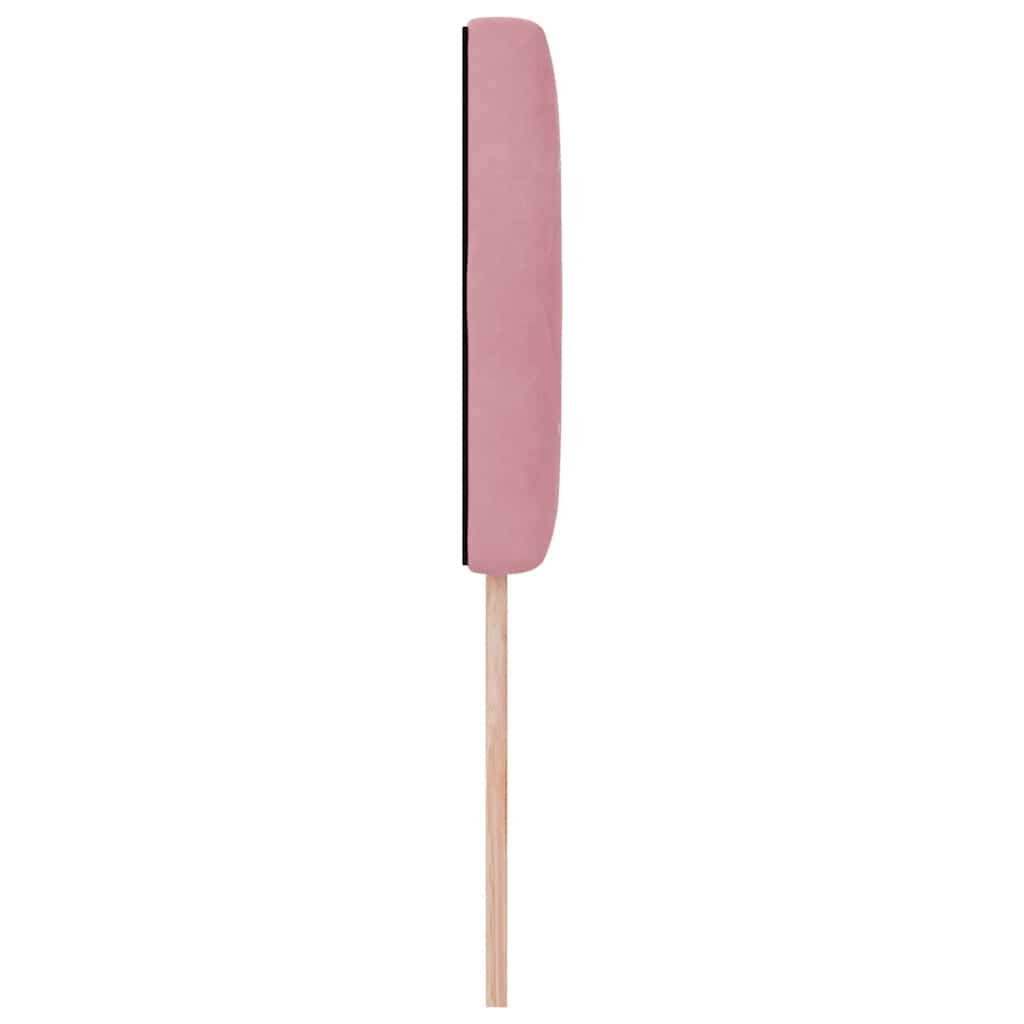 Fejtámla Rózsaszín 100 cm Bársony