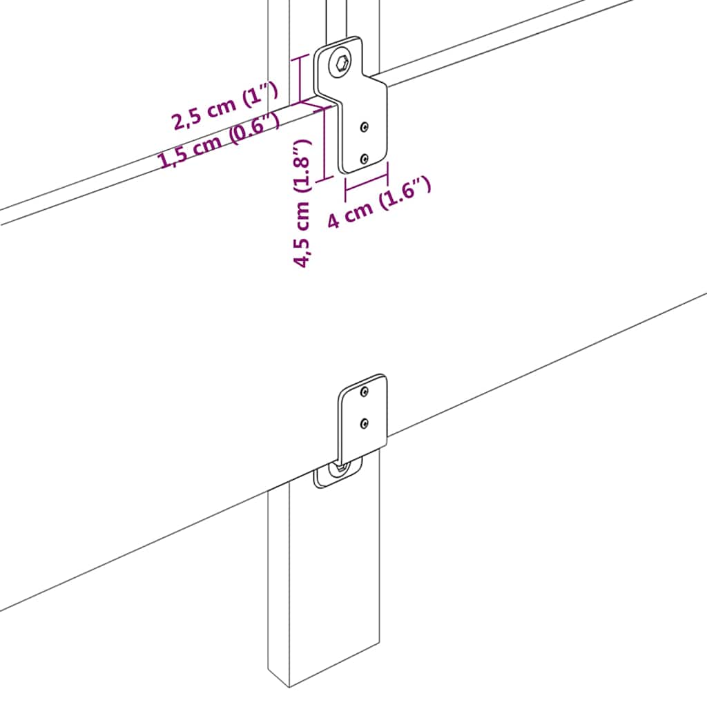 Fejtámla Rózsaszín 144 cm Bársony