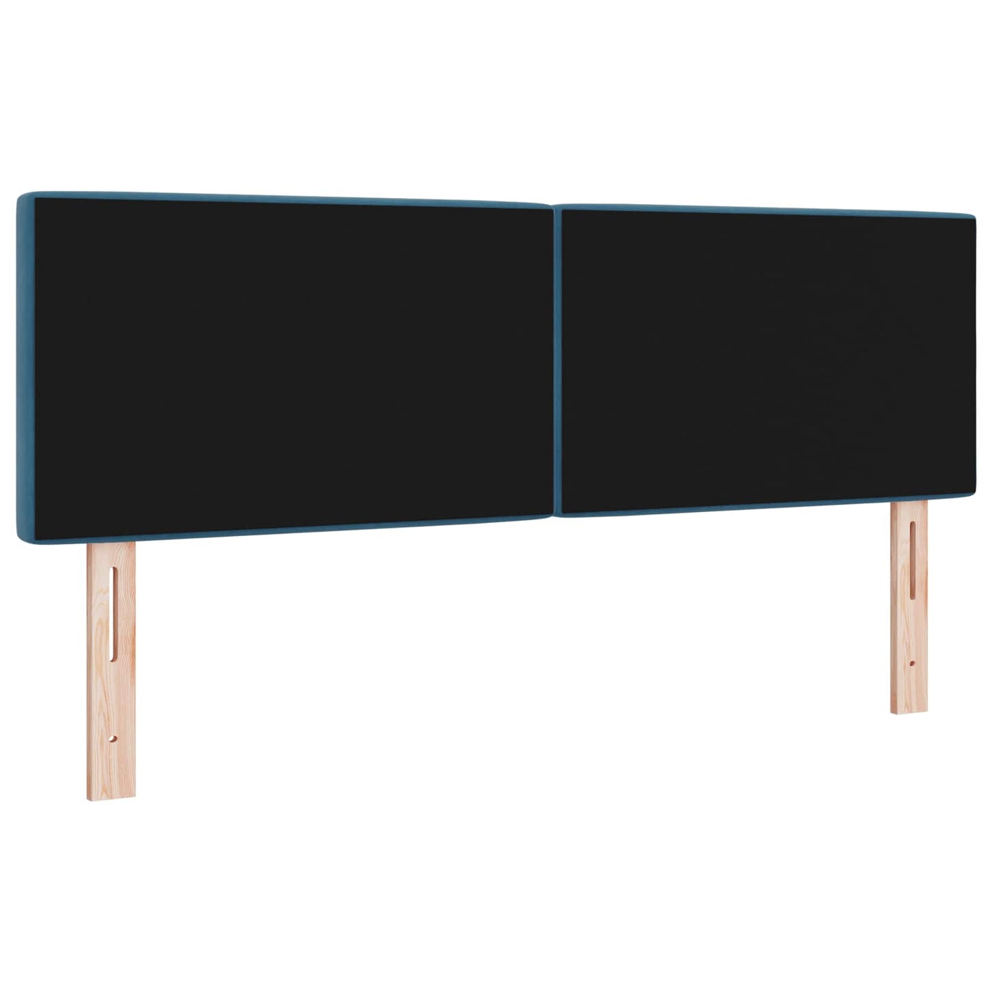 Fejtámla Sötét kék 160 cm Bársony