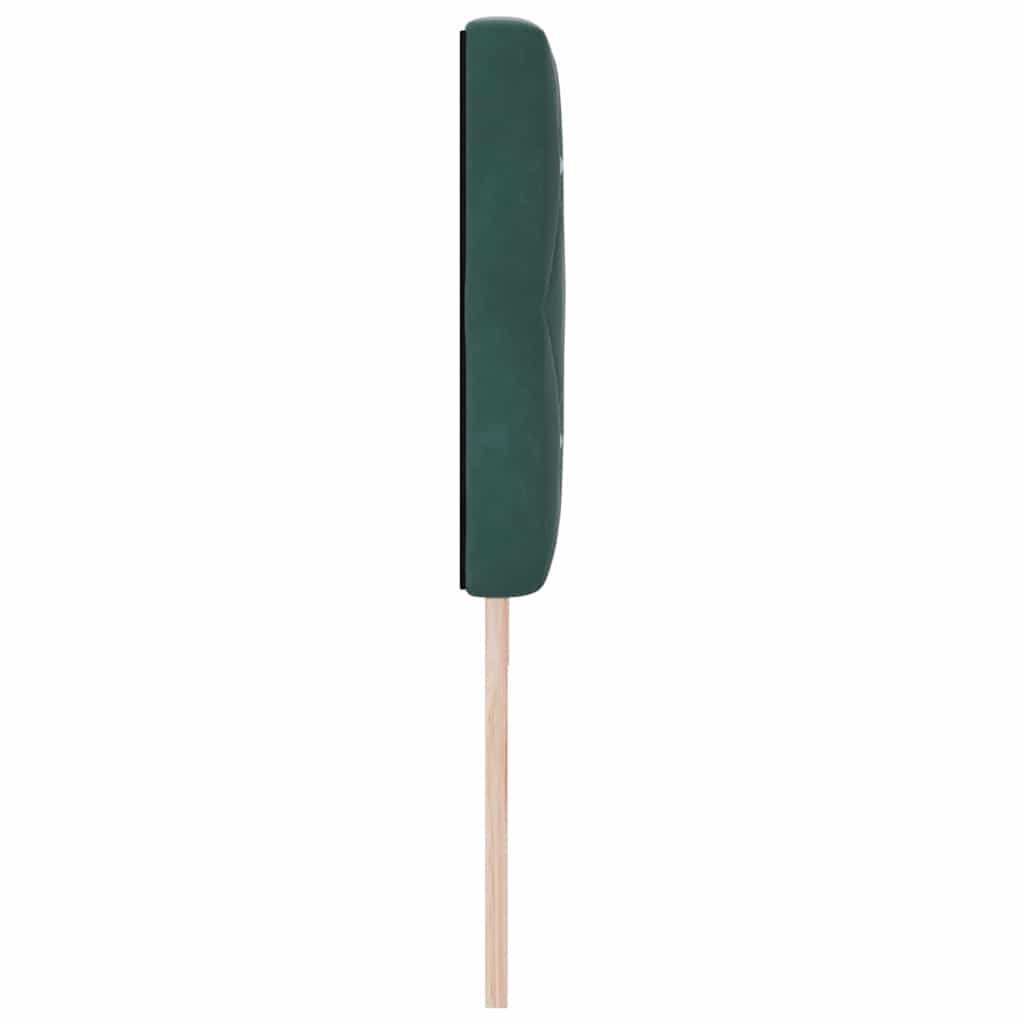 Fejtámla Sötétzöld 180 cm Bársony