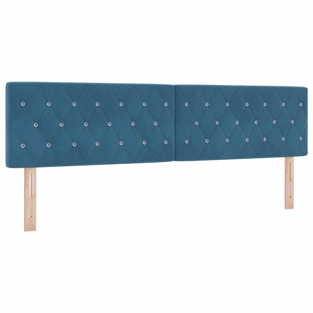 Fejtámla Sötét kék 180 cm Bársony