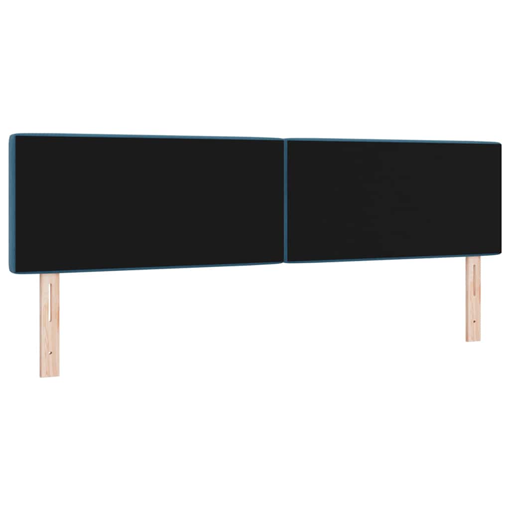 Fejtámla Sötét kék 180 cm Bársony