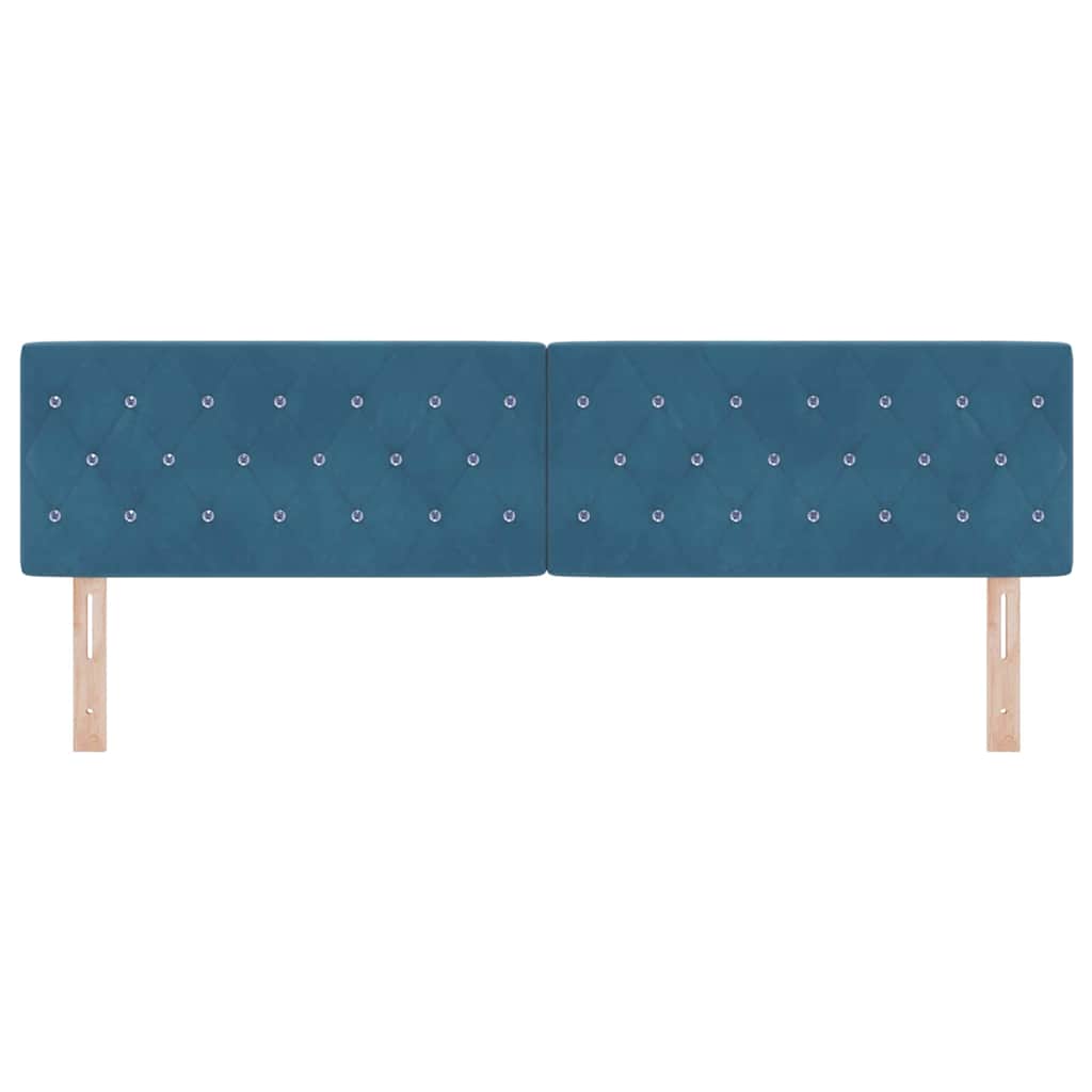 Fejtámla Sötét kék 180 cm Bársony
