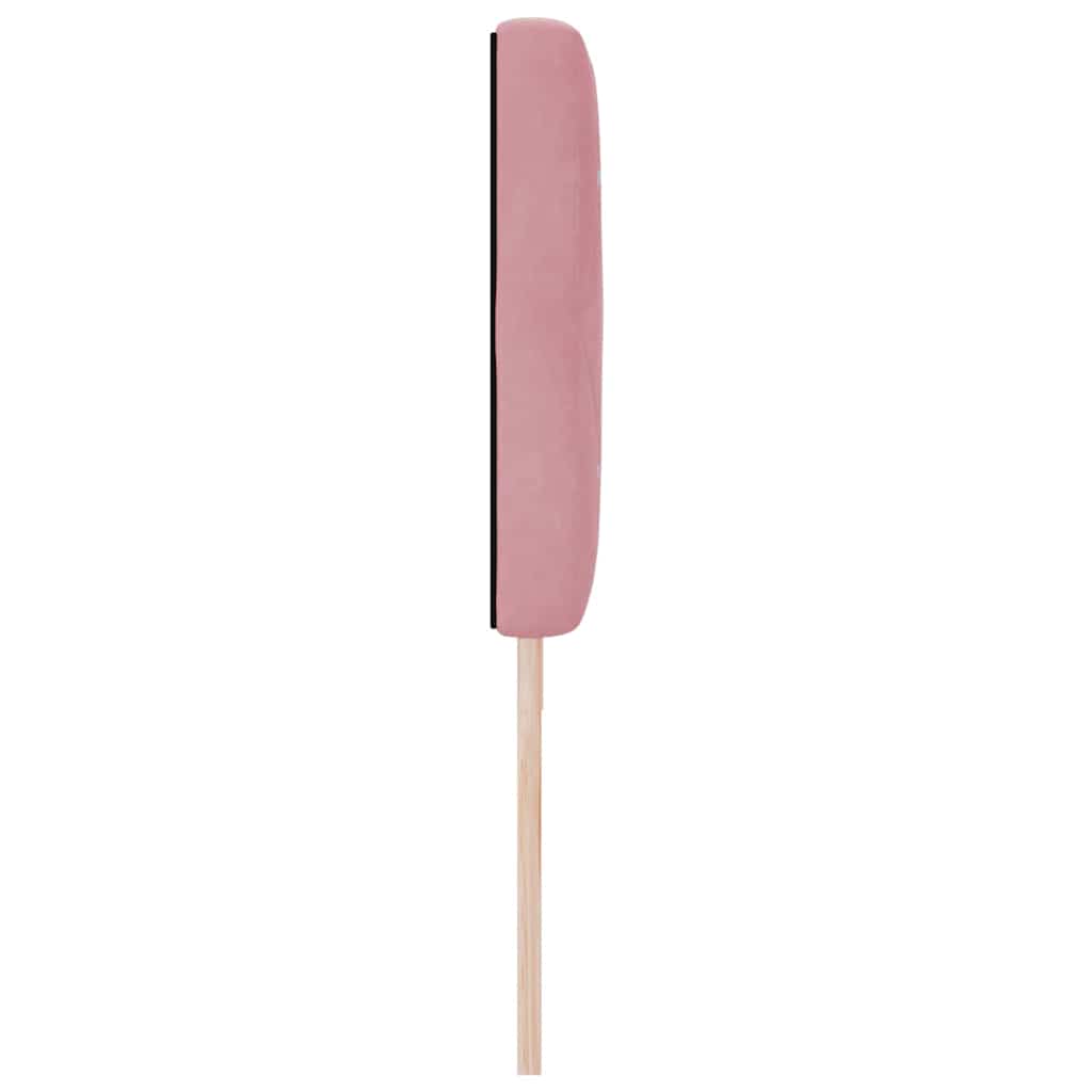 Fejtámla Rózsaszín 180 cm Bársony
