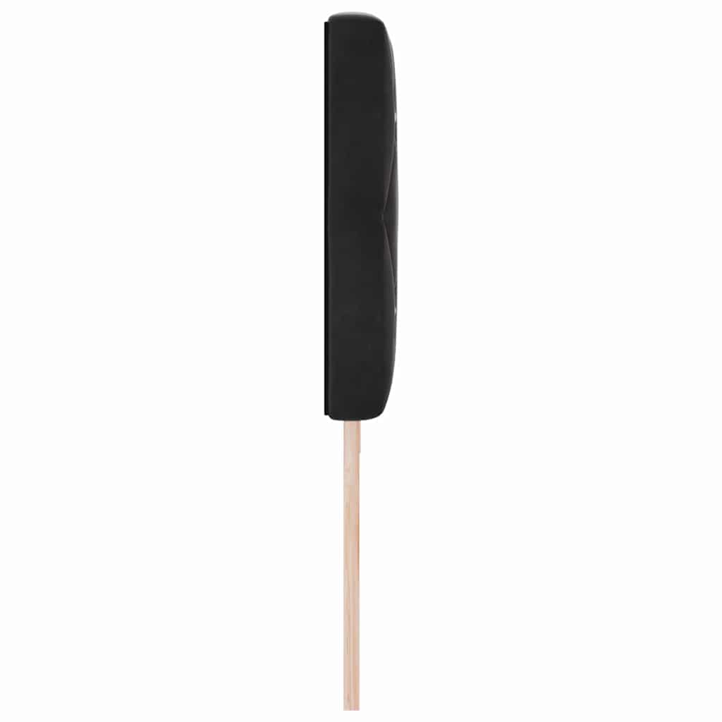 Fejtámla Fekete 200 cm Bársony