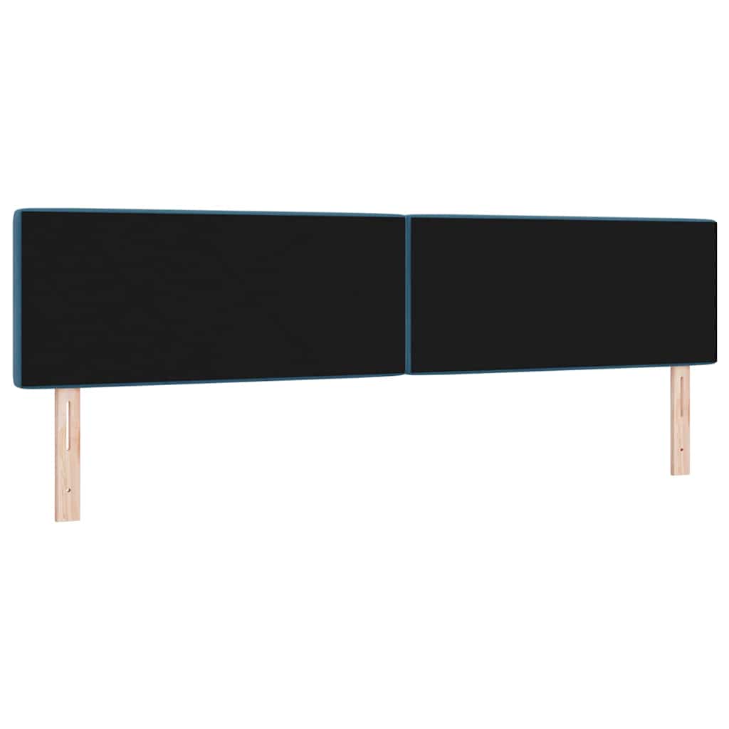 Fejtámla Sötét kék 200 cm Bársony