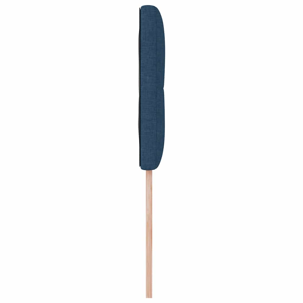 Magasságállítható ágyfej fejtámlával Kék 80 cm szövet