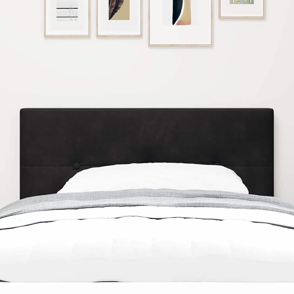Fejtámla Fekete 80 cm Bársony