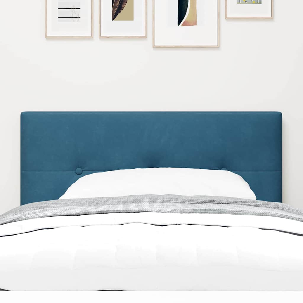 Fejtámla Sötét kék 80 cm Bársony