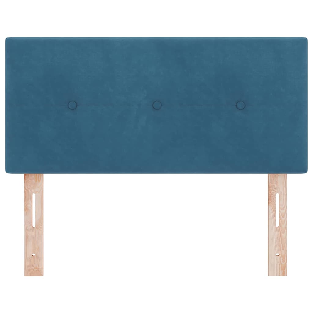 Fejtámla Sötét kék 80 cm Bársony
