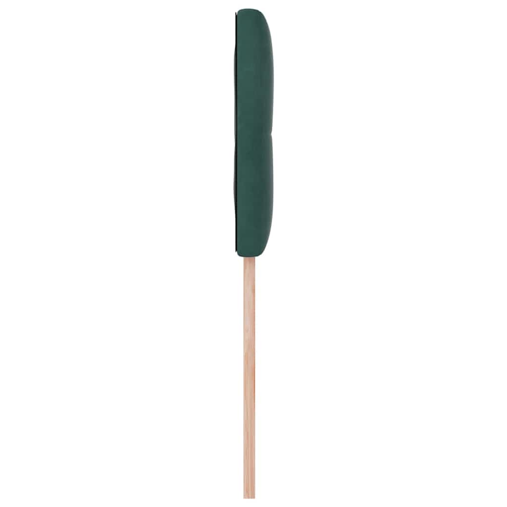 Fejtámla Sötétzöld 100 cm Bársony