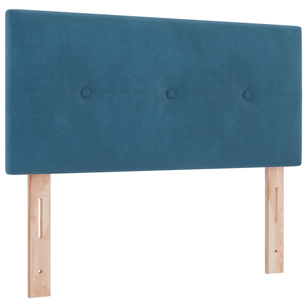 Fejtámla Sötét kék 100 cm Bársony