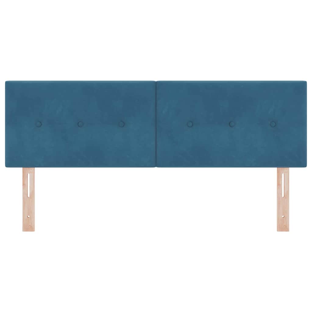 Fejtámla Sötét kék 144 cm Bársony