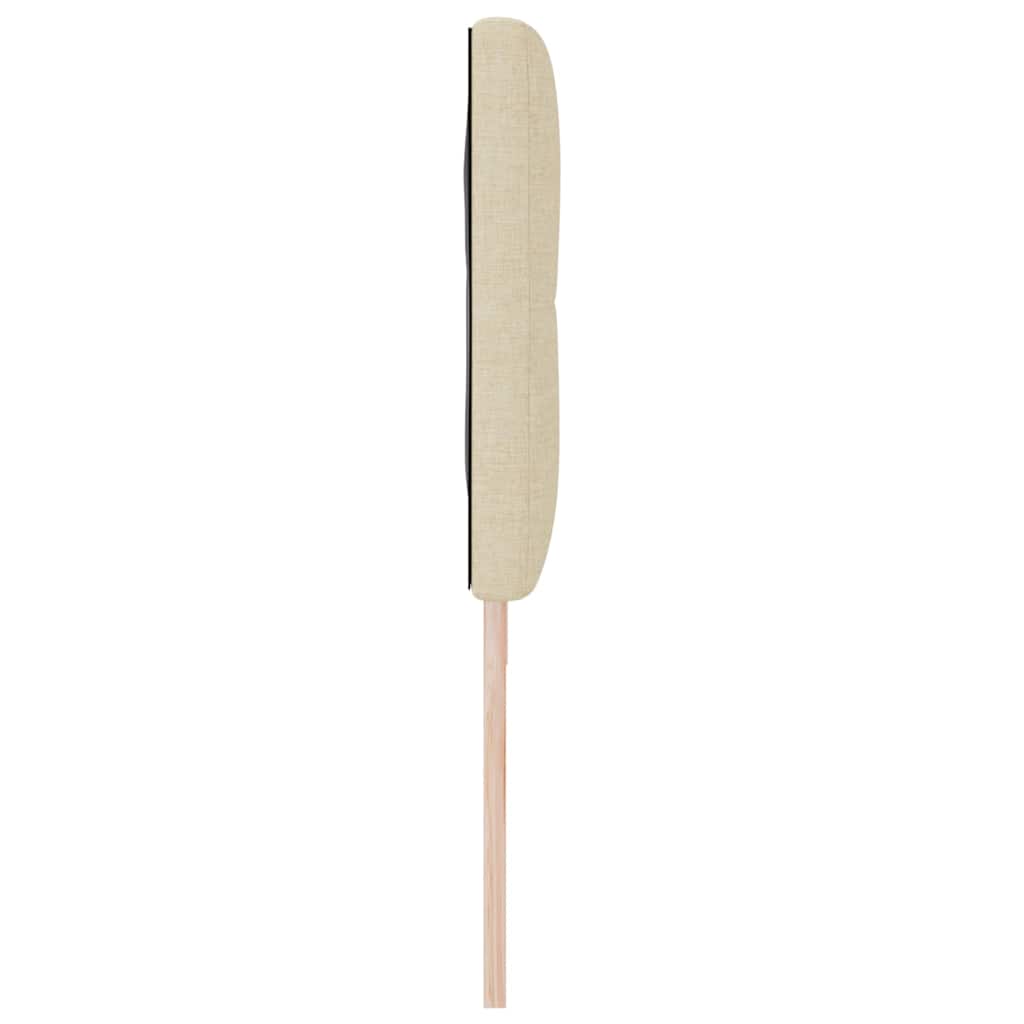 Magasságállítható ágyfej fejtámlával Krém 180 cm szövet