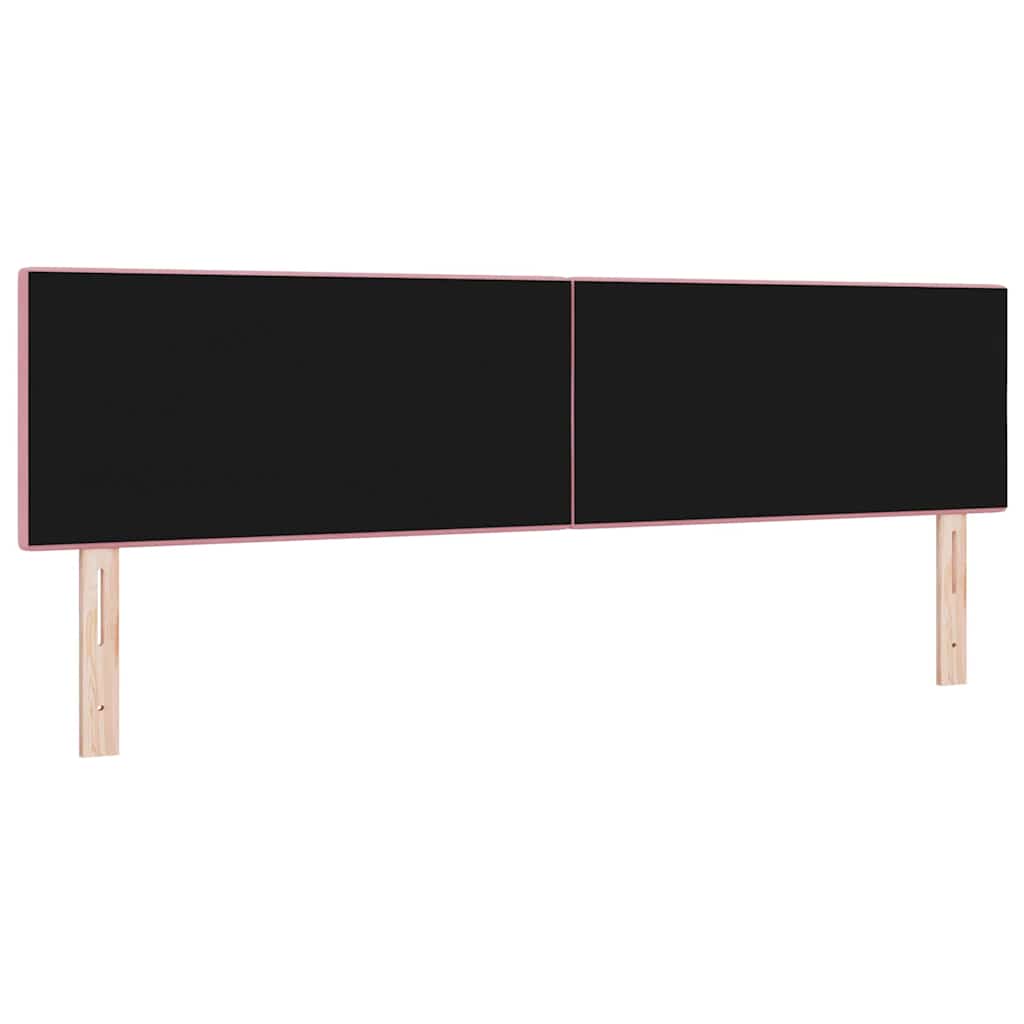 Fejtámla Rózsaszín 180 cm Bársony