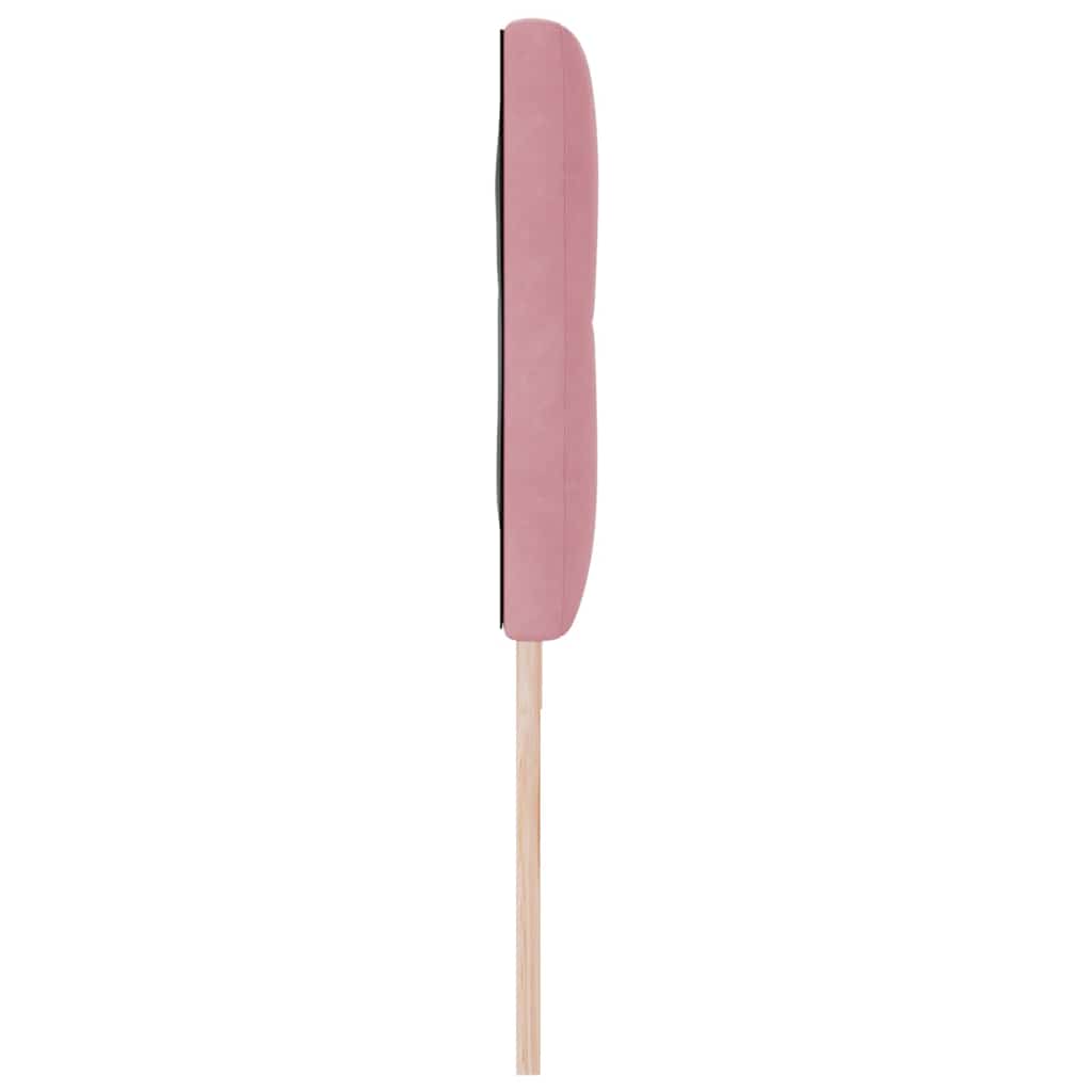 Fejtámla Rózsaszín 180 cm Bársony