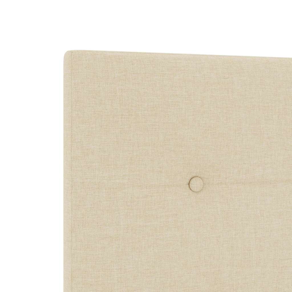 Magasságállítható ágyfej fejtámlával Krém 200 cm szövet