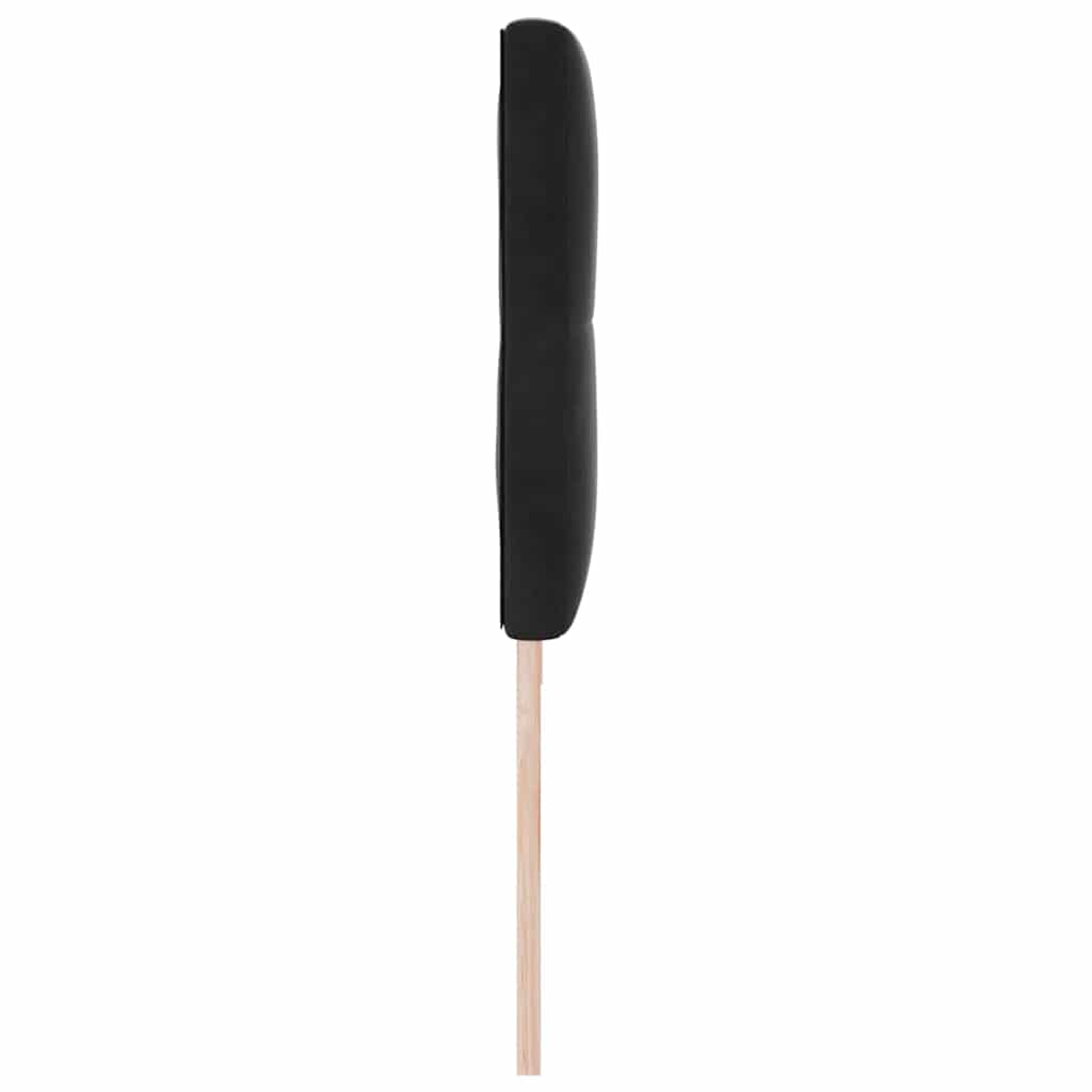 Fejtámla Fekete 200 cm Bársony