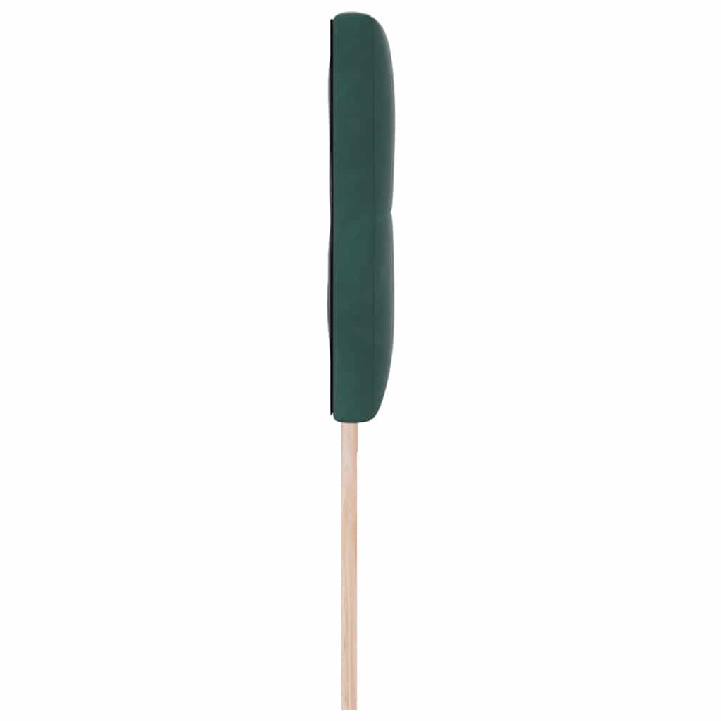 Fejtámla Sötétzöld 200 cm Bársony