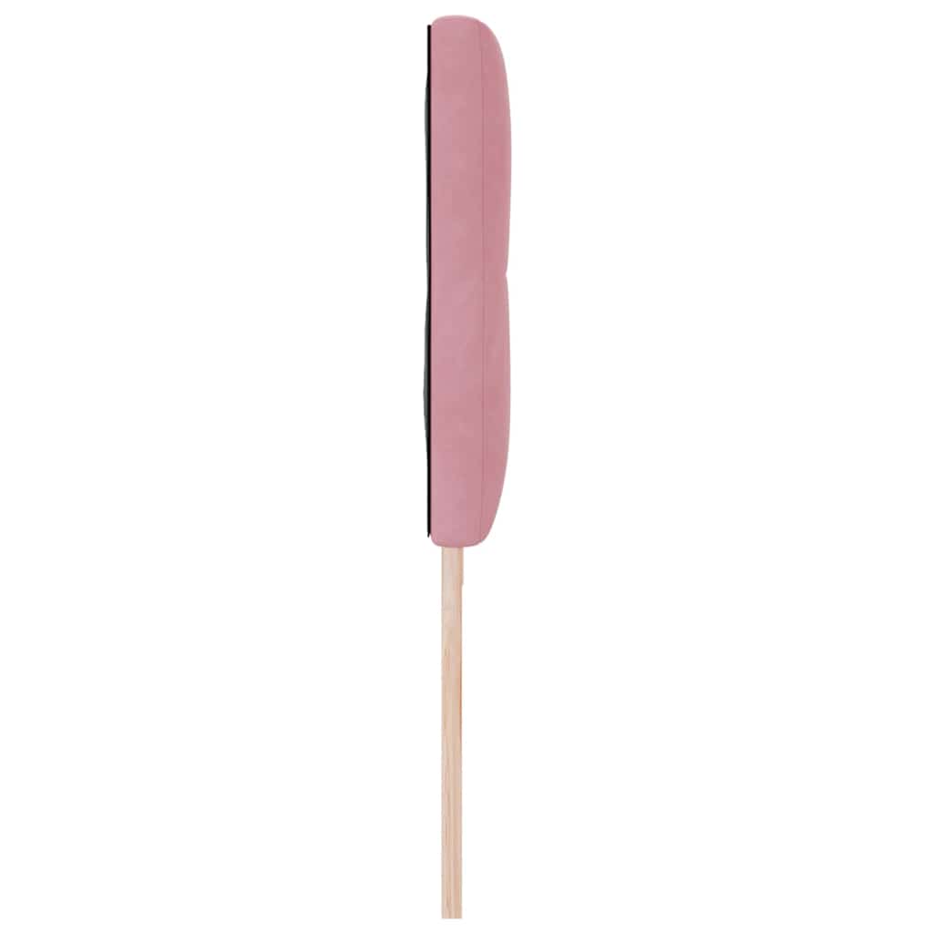 Fejtámla Rózsaszín 200 cm Bársony