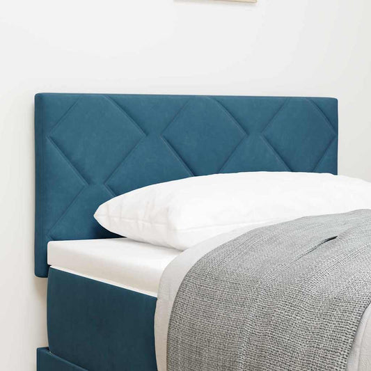 Fejtámla Sötét kék 80 cm Bársony