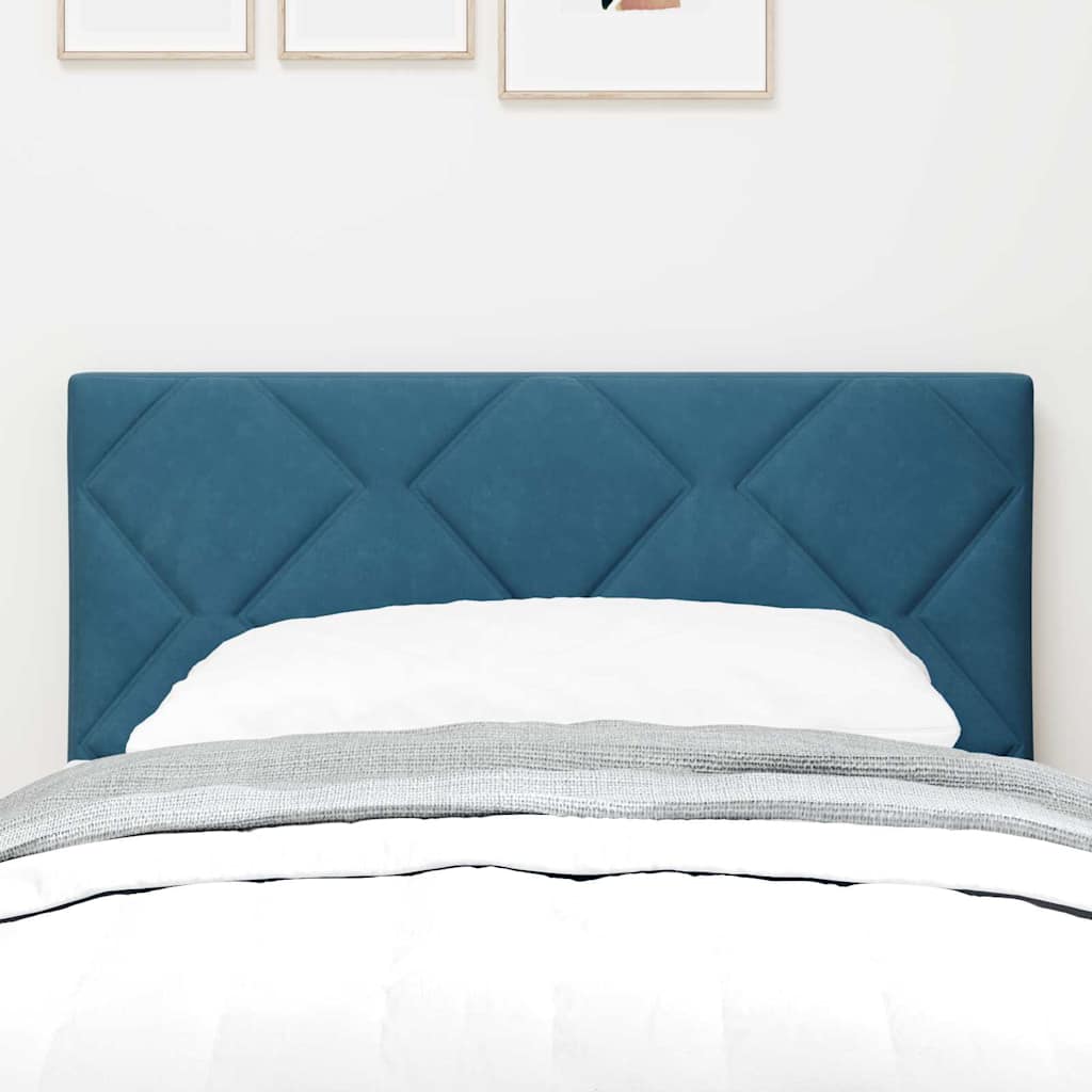 Fejtámla Sötét kék 80 cm Bársony