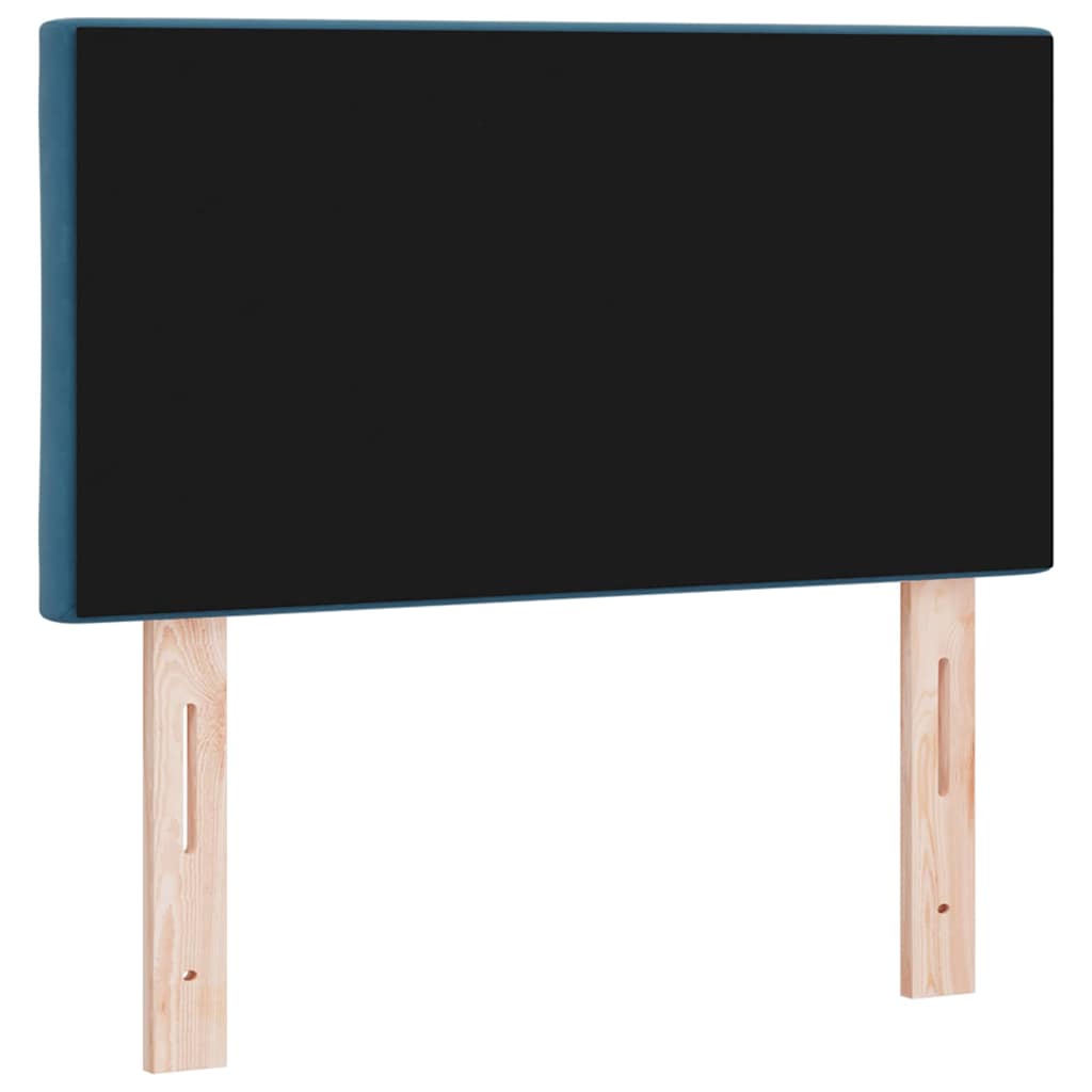 Fejtámla Sötét kék 80 cm Bársony